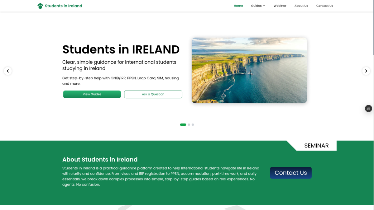 Students in Ireland | Guidance for International Students